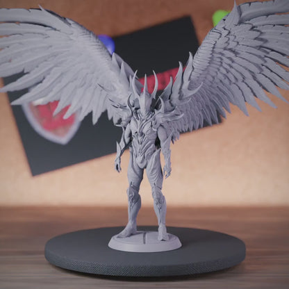 Celestial 5e | DnD Celestial Dark Angel Fiend Miniature | RPG Guild