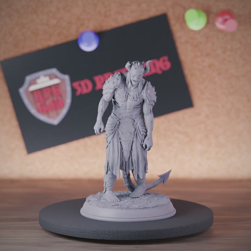 Zombie 5e | DnD Zombie Tiefling Undead Miniature