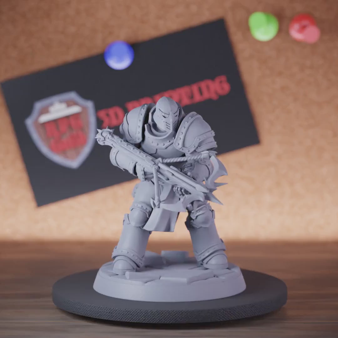 Knight 5e | DnD Armor Knight Defender Crossbow Miniature