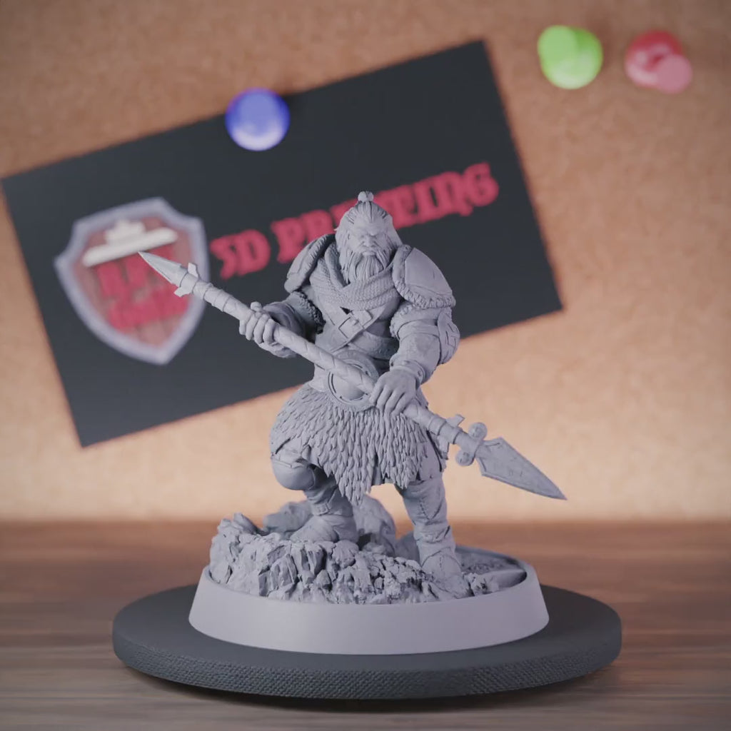 Kämpfer 5e | DnD Kämpfer Champion der Ordnung Miniatur 