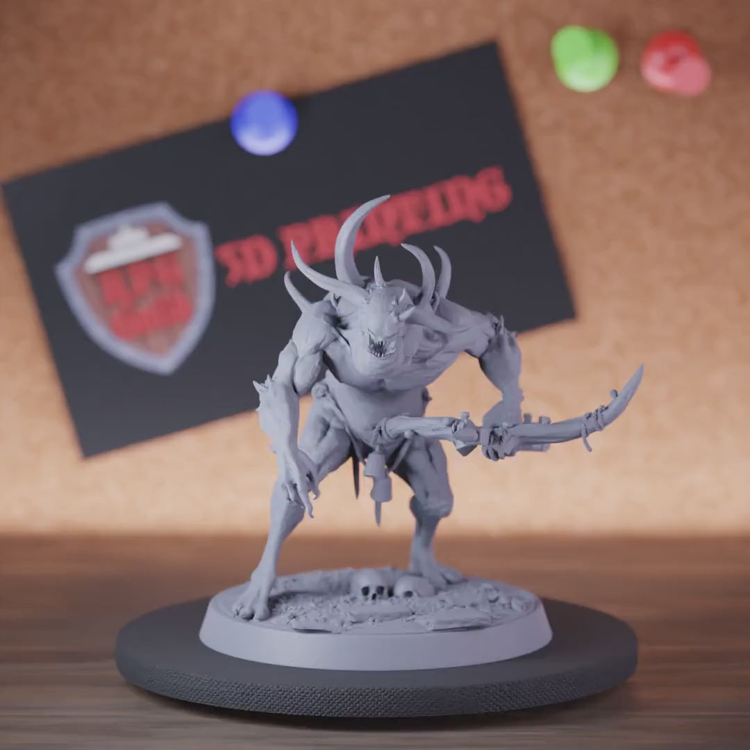 Demon 5e | DnD Demon Servant Hell Crossbow Miniature