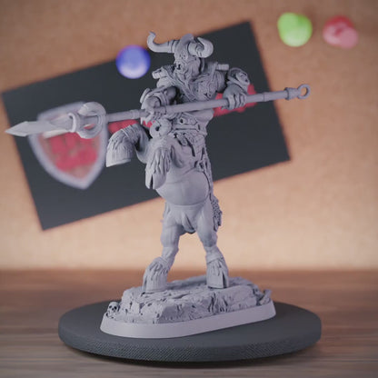 Centaur 5e | DnD Centaur Fighter Spearman Miniature