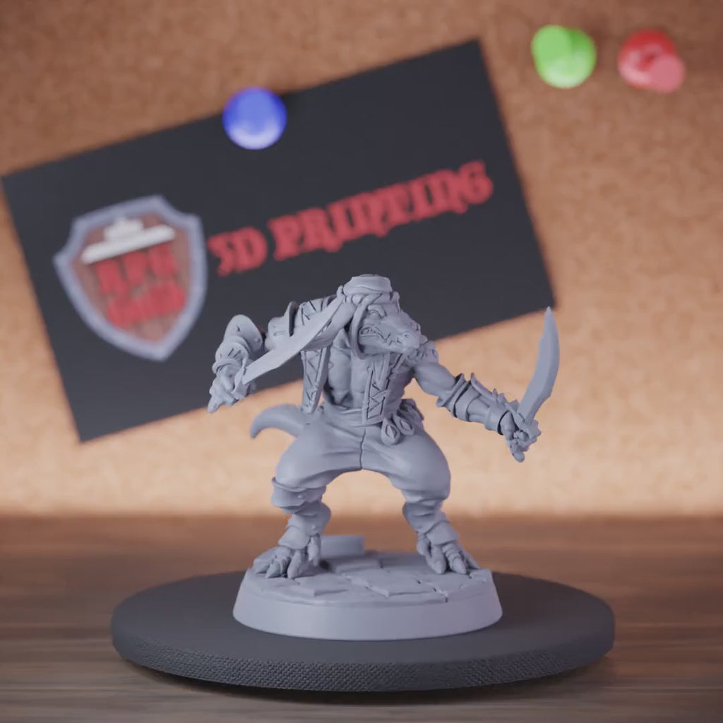 Kobold 5e | DnD Desert Kobold Sword Miniature