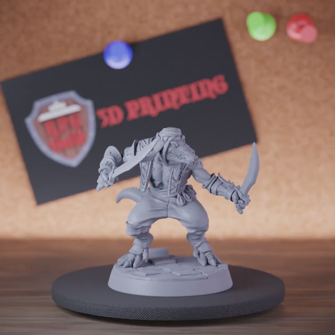 Kobold 5e | DnD Desert Kobold Sword Miniature