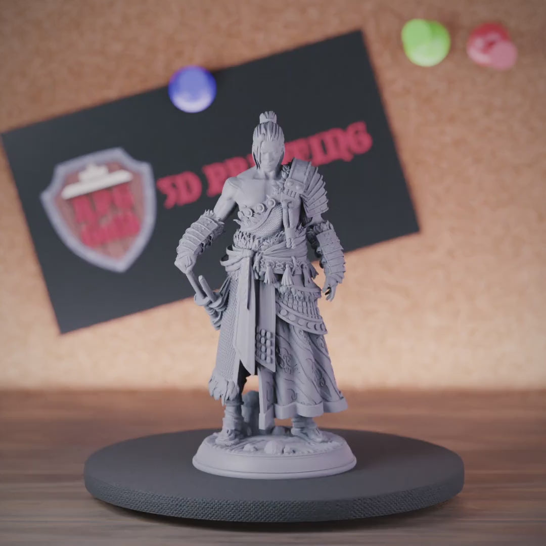 Fighter 5e | DnD Samurai Warrior Miniature