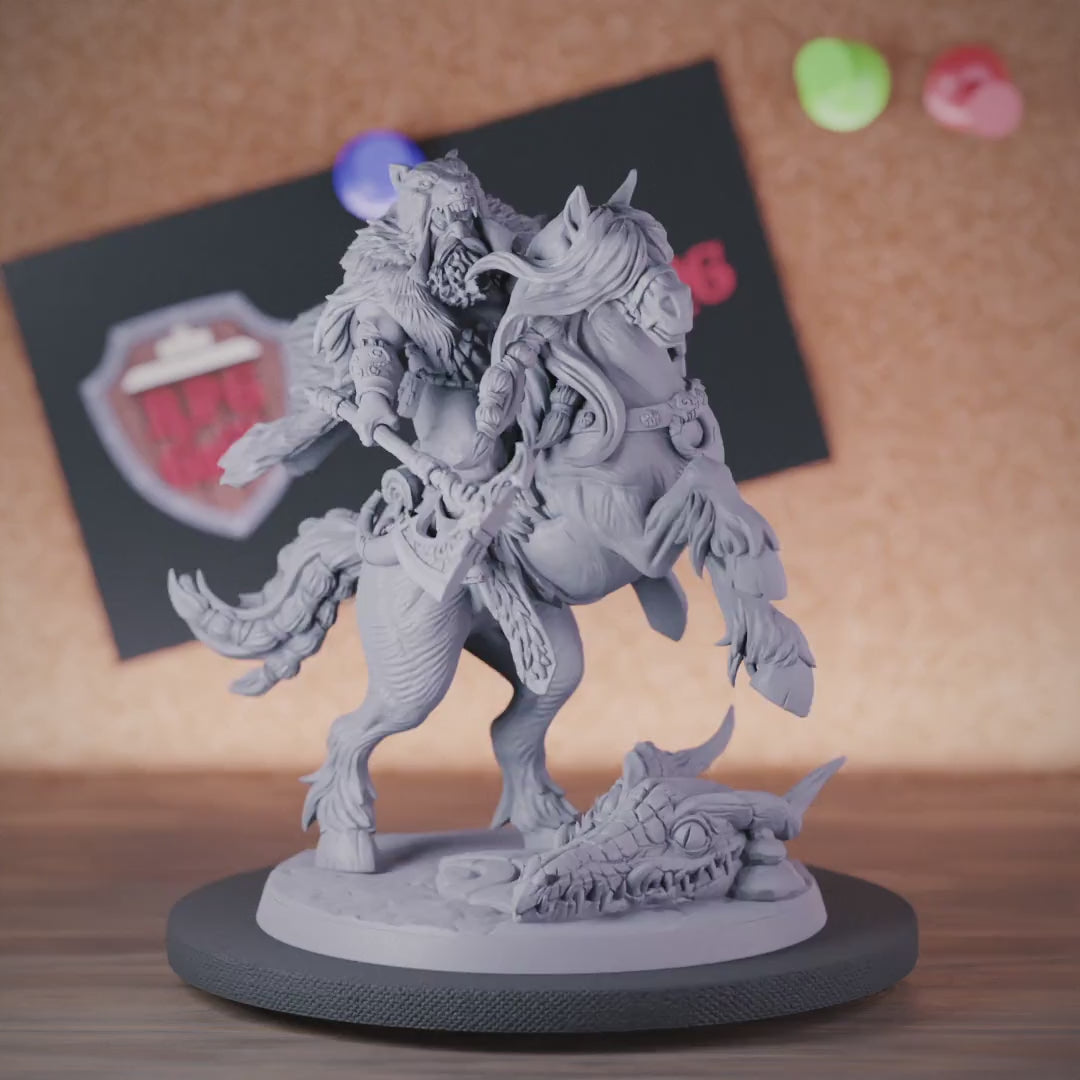 Fighter 5e | DnD Dragonslayer Cavalier Fighter Miniature