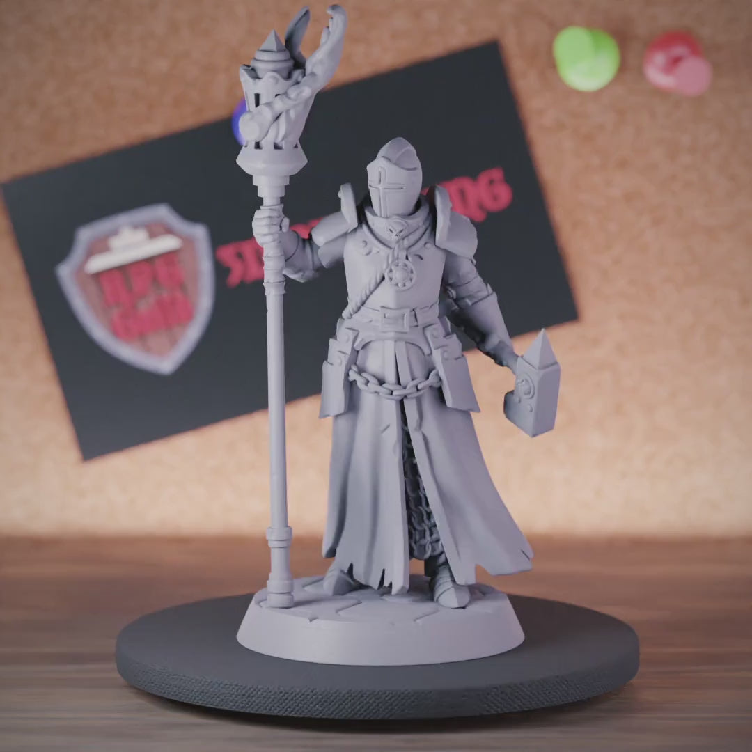 5e Paladin | DnD Paladin Crusader Holy Fire Miniature