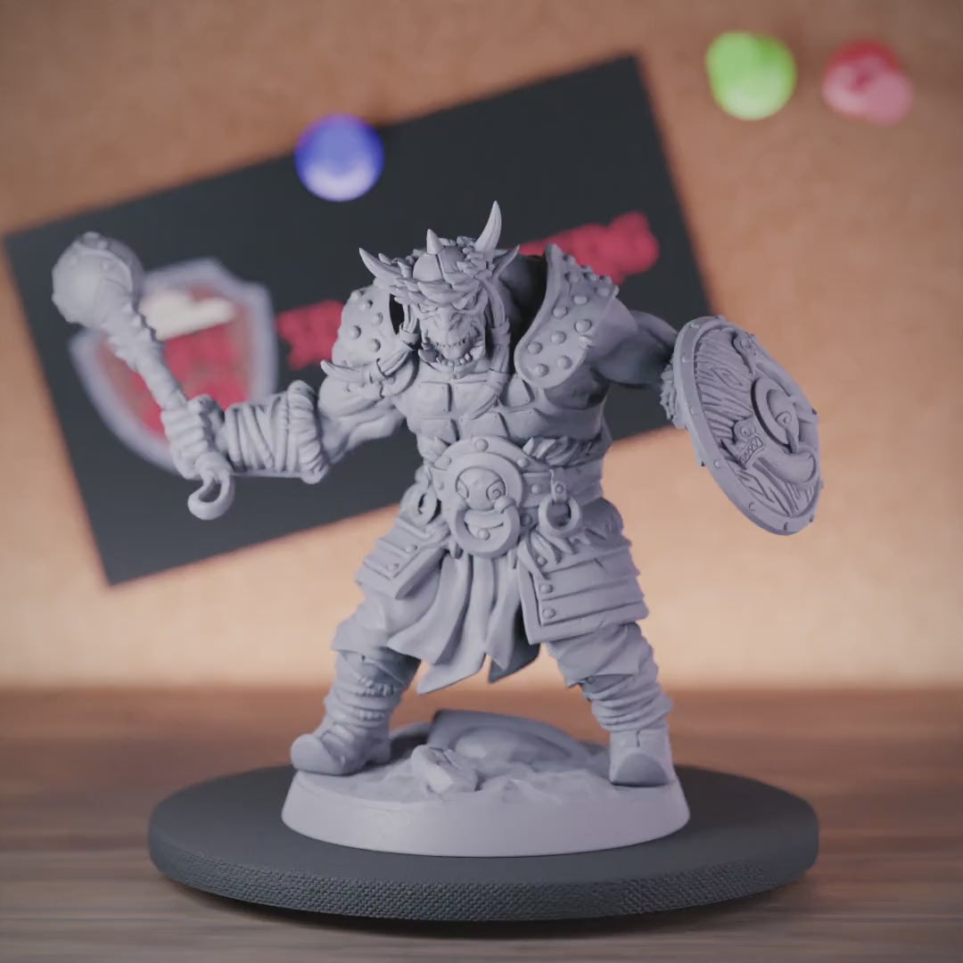 Orc 5e | DnD Orc Fighter Champion Mace Miniature