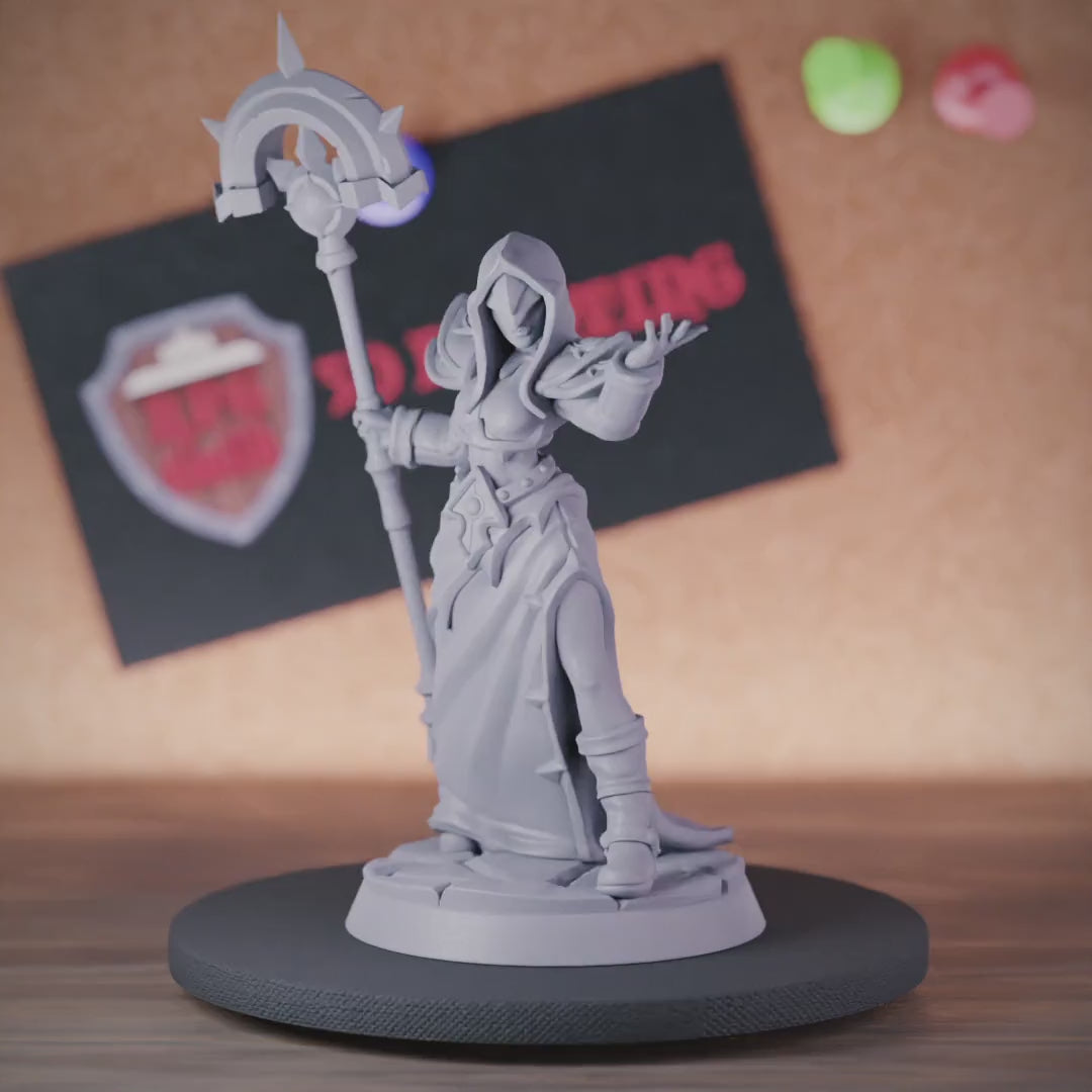 Human 5e | DnD Human Priestess Female Cleric Miniature