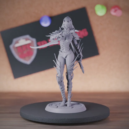 Undead 5e | DnD Undead Fighter Female Cultist Miniature