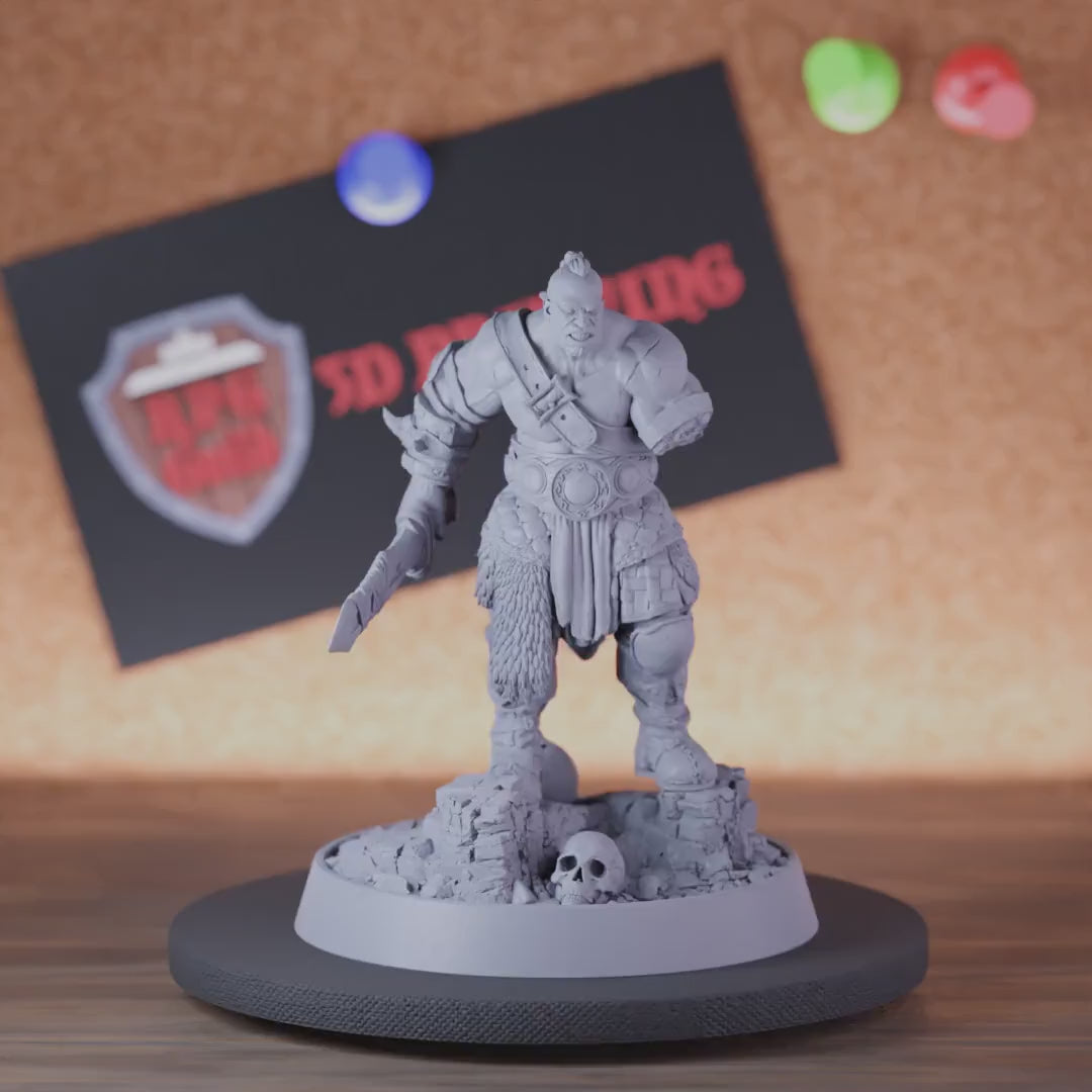 Barbarian 5e | DnD One Armed Miniature