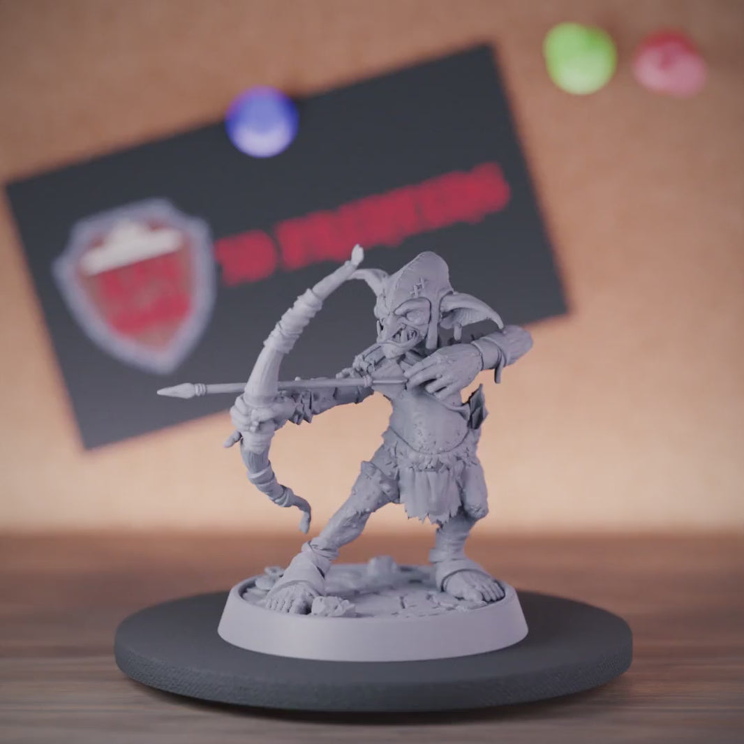 Goblin 5e | DnD Goblin Archer Hunter Miniature
