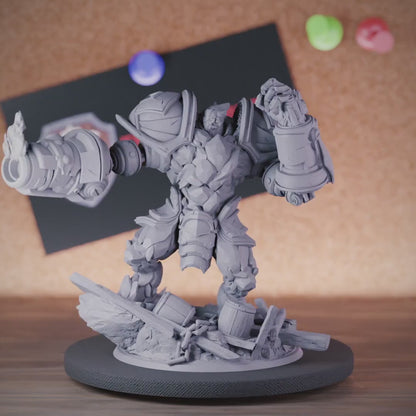 Golem 5e | DnD Iron Golem Cannon Miniature