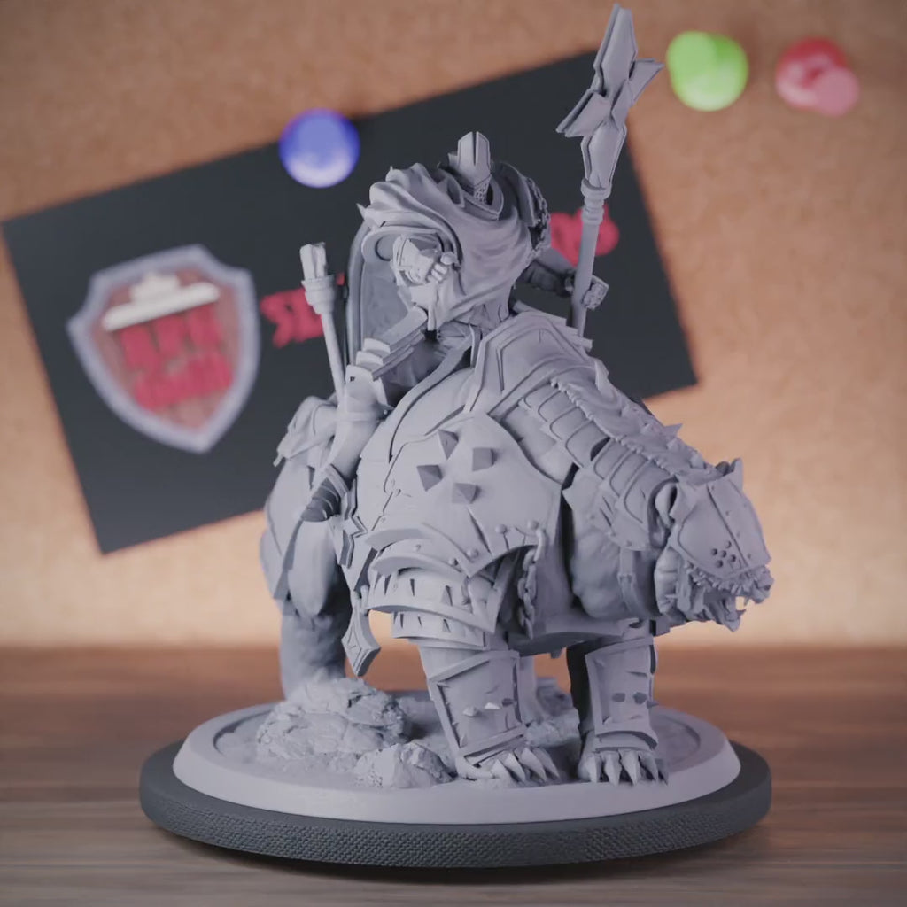Ritter 5e | DnD Ritter Bärenreiter Miniatur 