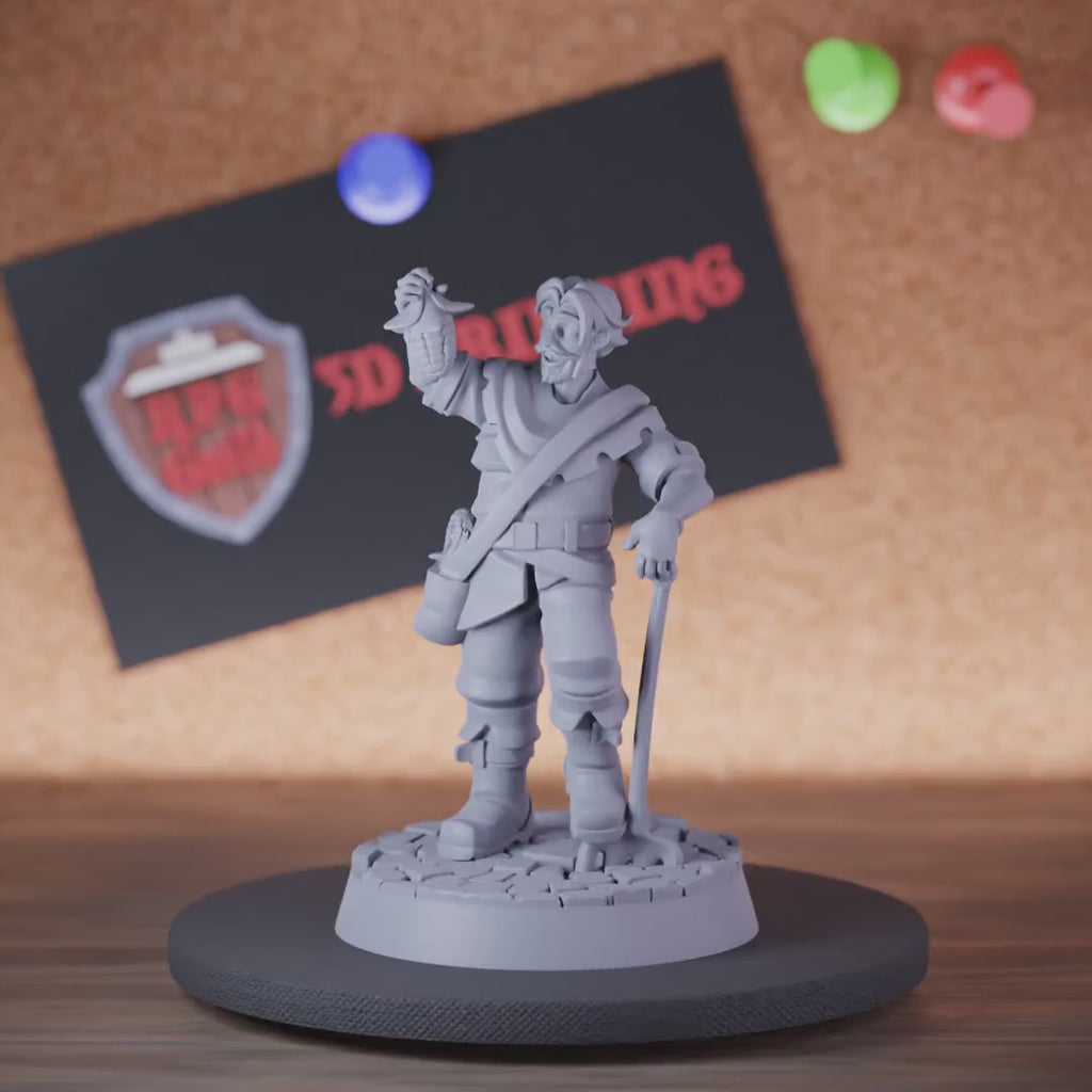 Human 5e | DnD Human Corn Farmer Npc Miniature