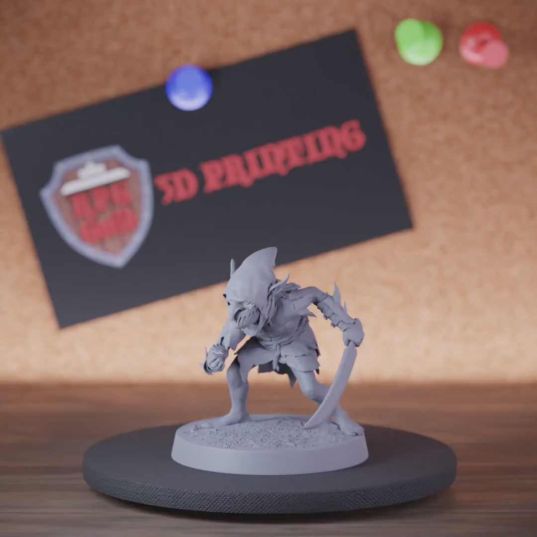 Goblin 5e | DnD Masked & Hooded Goblin RogueMiniature