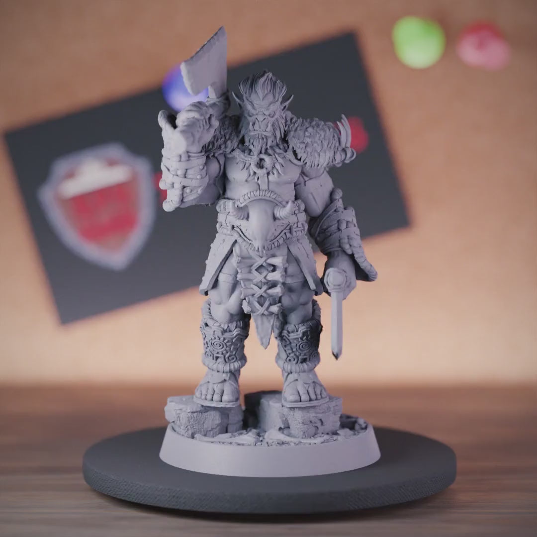 Bugbear 5e | DnD Bugbear Axe Champion Miniature