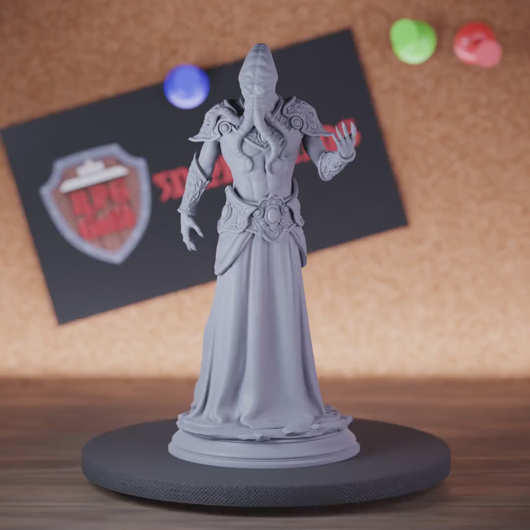 Mind Flayer 5e | DnD Mind Flayer Leader Monster Miniature
