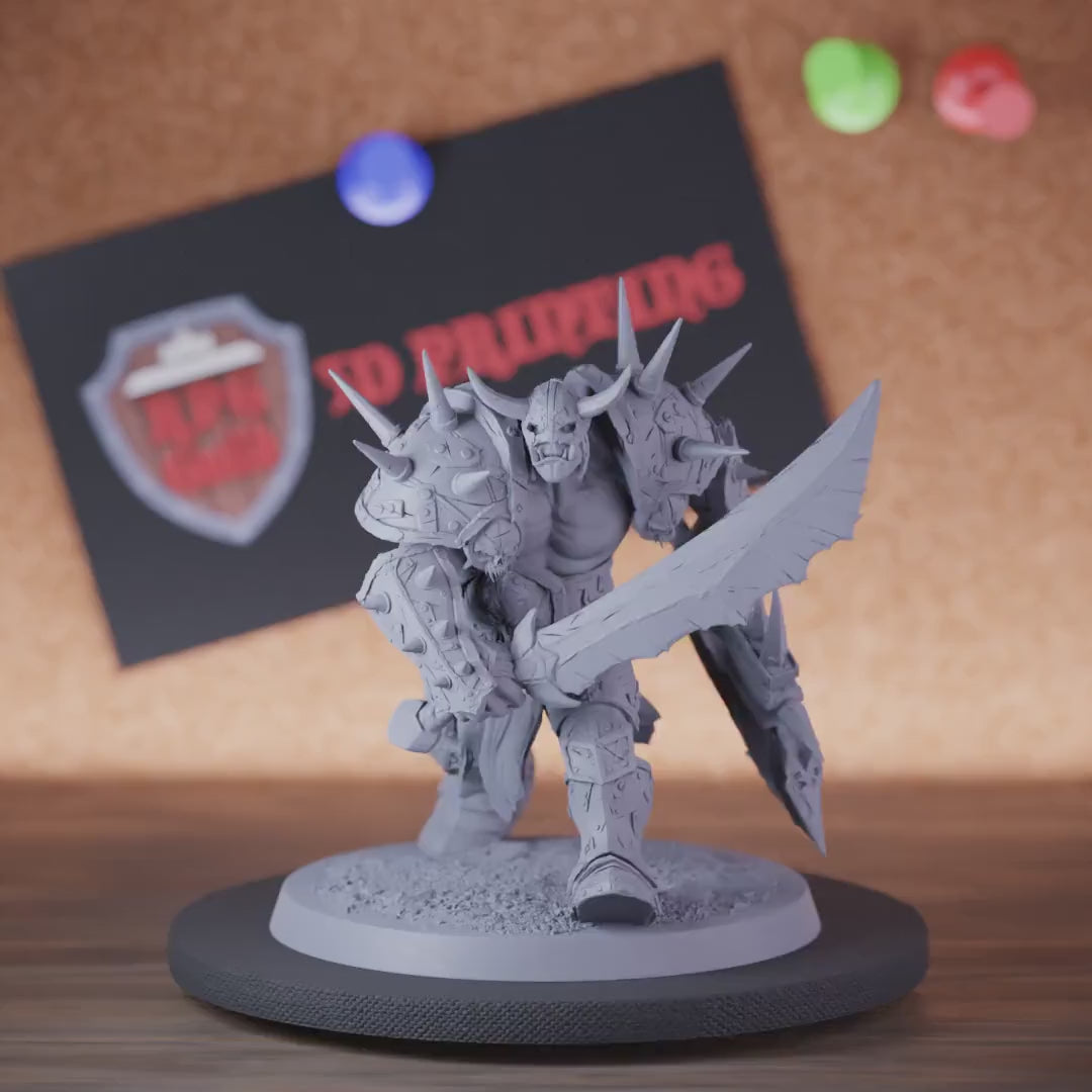 Ork 5e | DnD Marauder Warrior Brutal Orc Miniature 
