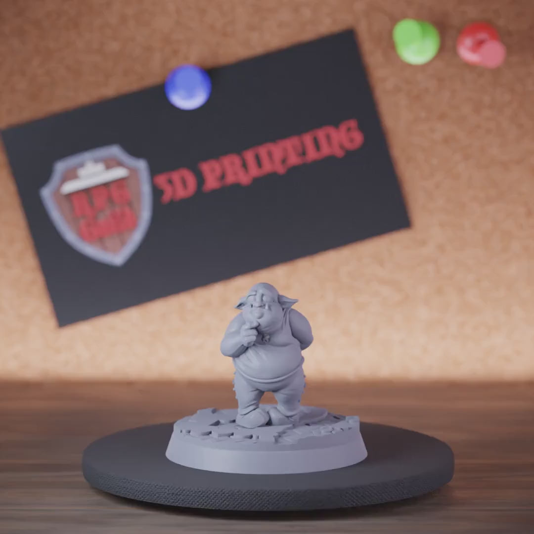 Orc 5e | DnD Orc Kid Baby Monster Miniature