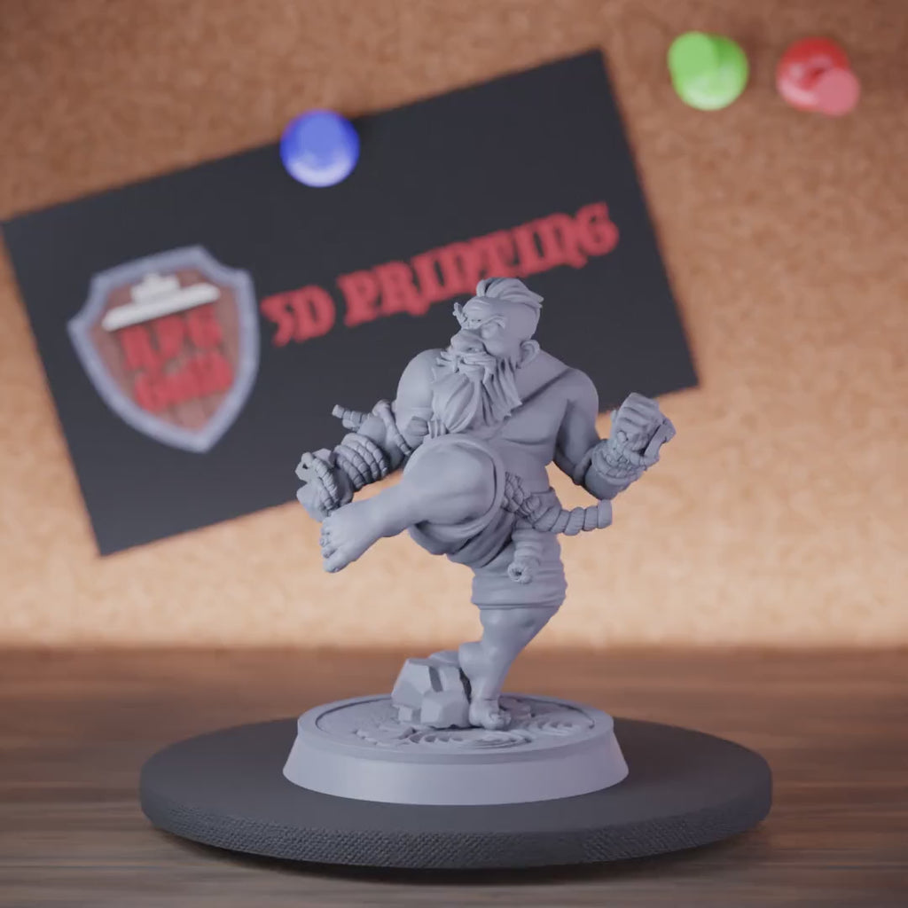 Dwarf 5e | DnD Dwarf Wrestler Miniature