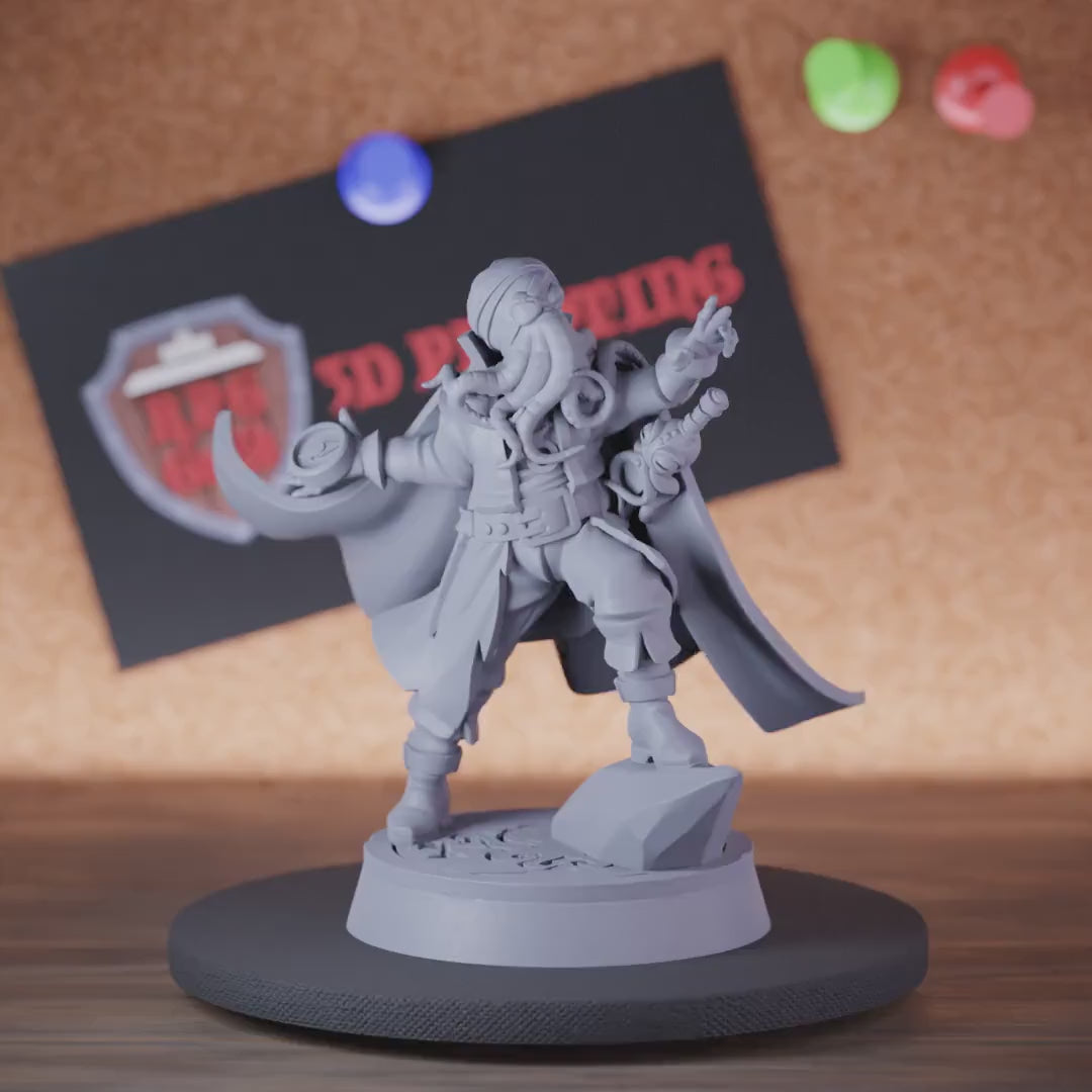Mind Flayer  5e | DnD Mind Flayer Rogue Pirate Miniature