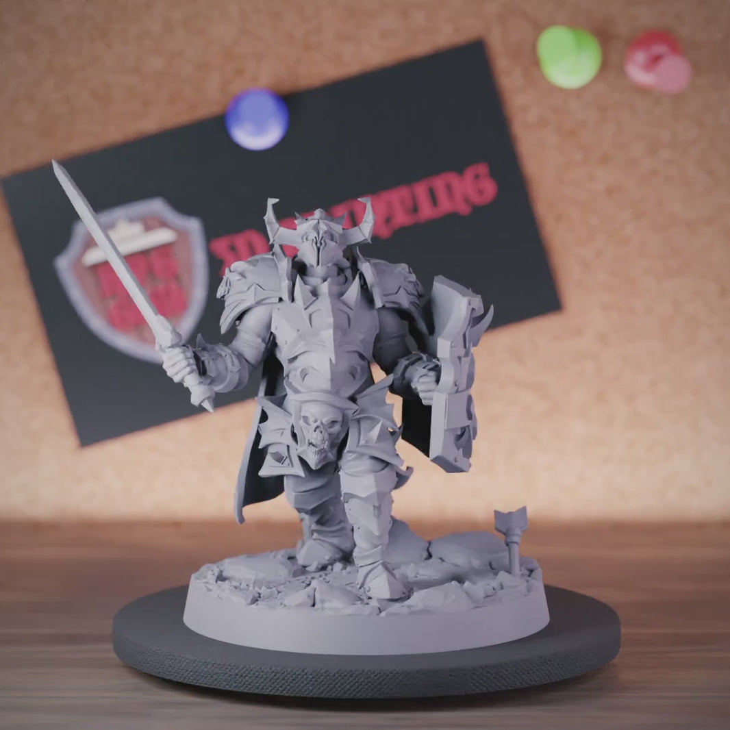 Death Knight 5e | DnD Death Knight Armored Fighter Miniature