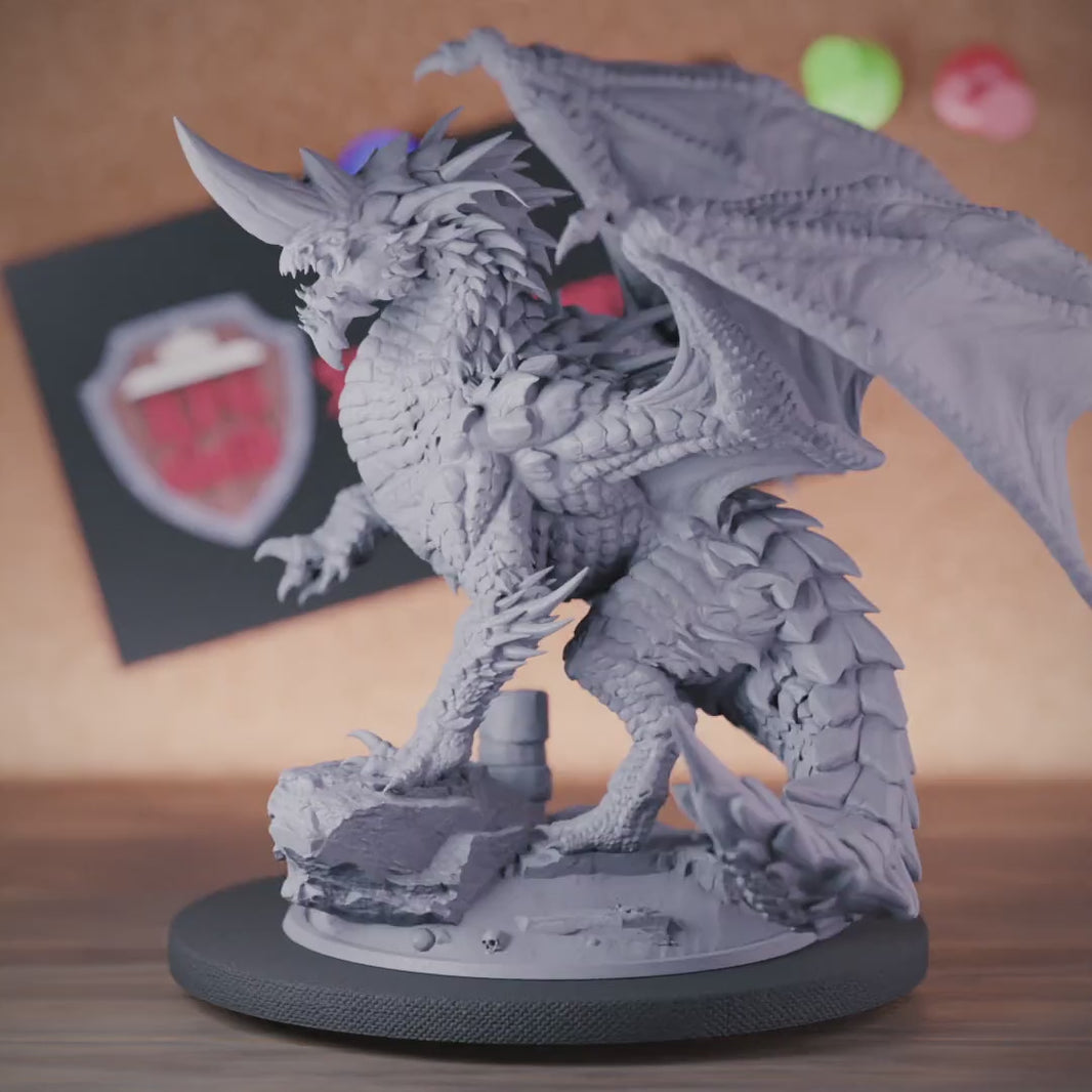 Dragon 5e | DnD Ancient Blue Dragon Miniature