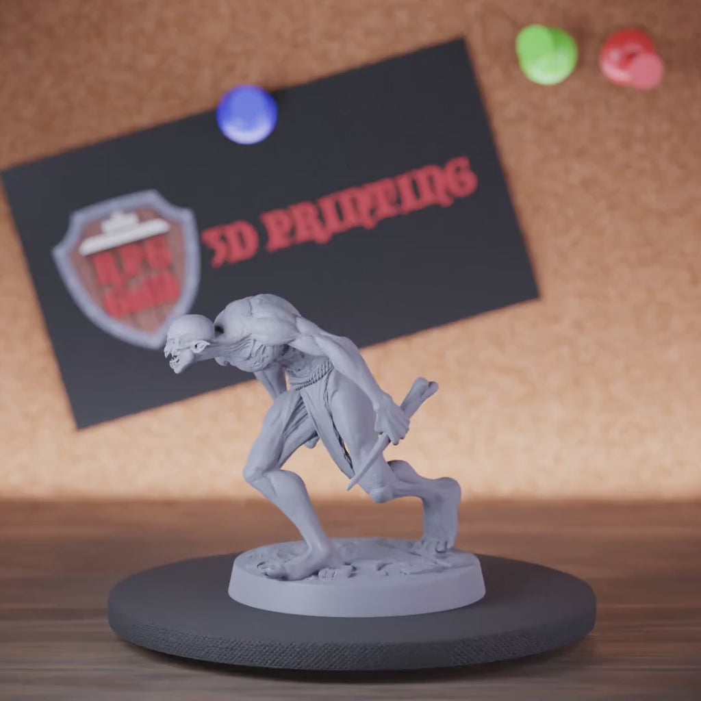 Ghul 5e | DnD Älterer Wilder Ghul Miniatur 