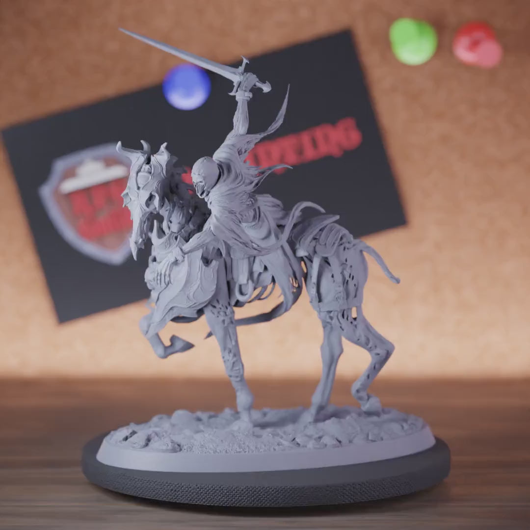 Ghost 5e | DnD Ghost Rider Warrior Sword Miniature