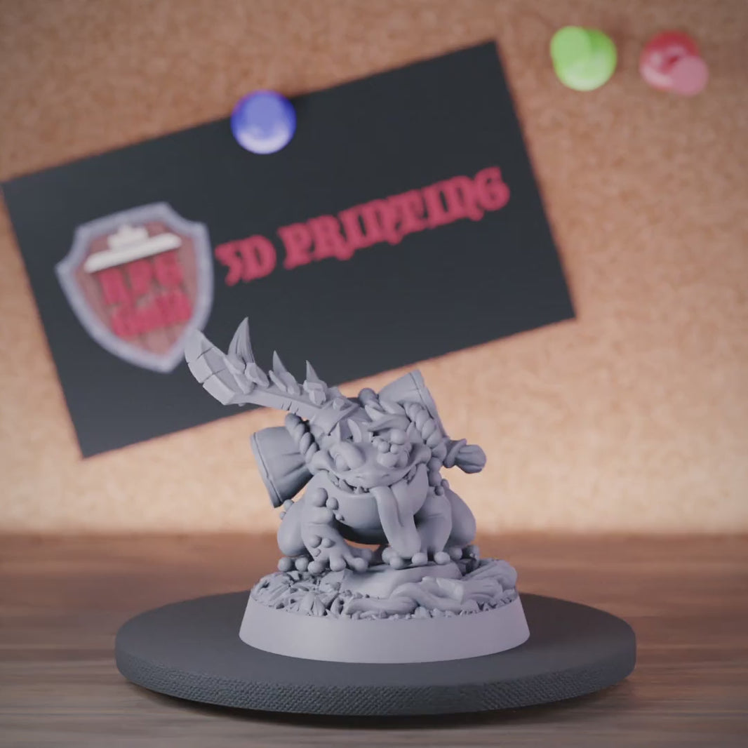 Grung 5e | DnD Grung Poisoned Sword Miniature