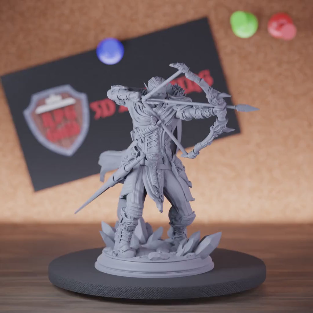 Elf 5e | DnD Elf Ranger Defender Archer Miniature
