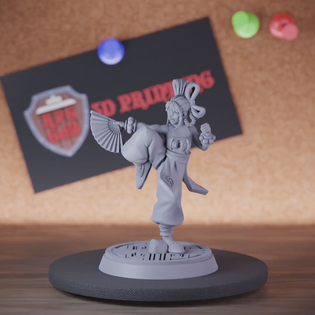 Mönch 5e | DnD Tänzer-Mönch Miniatur 