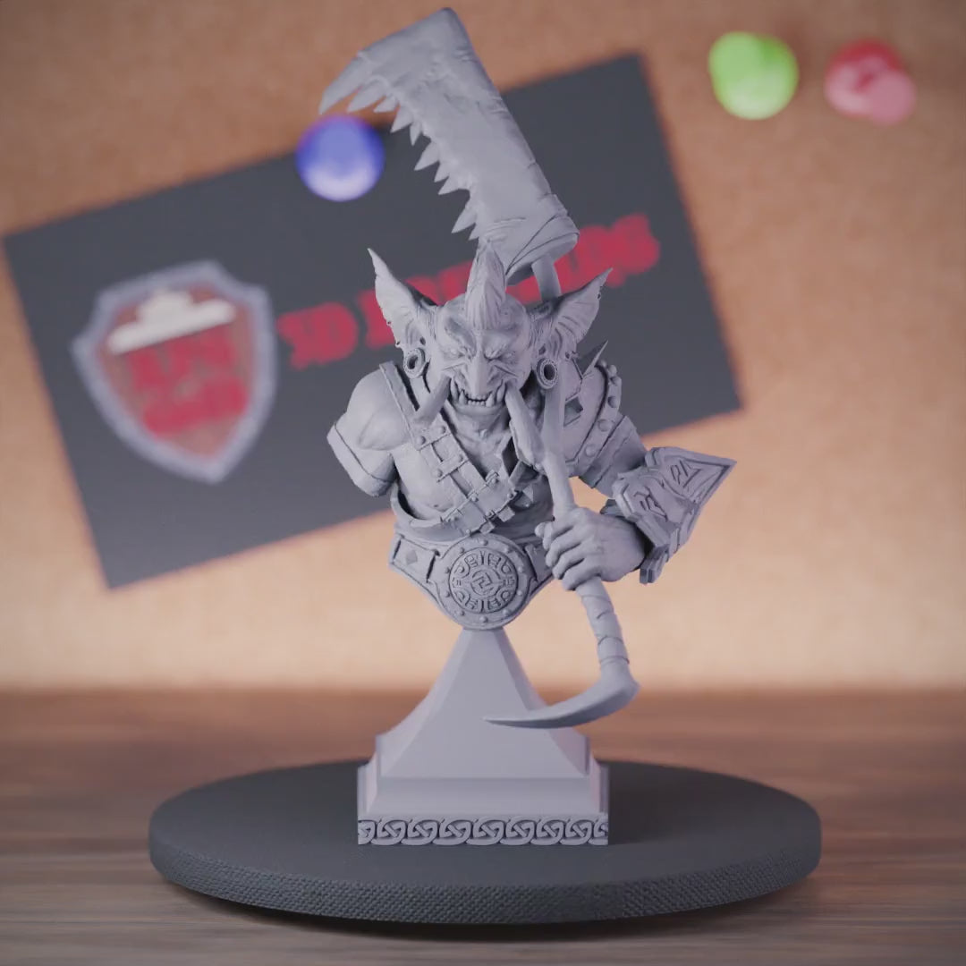 Goblin Bust | DnD Goblin Miniature