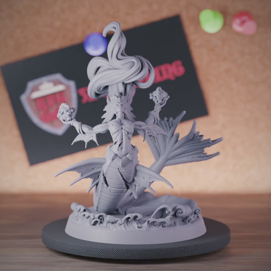 Merfolk 5e | DnD Merfolk Sorcerer Mermaid Miniature