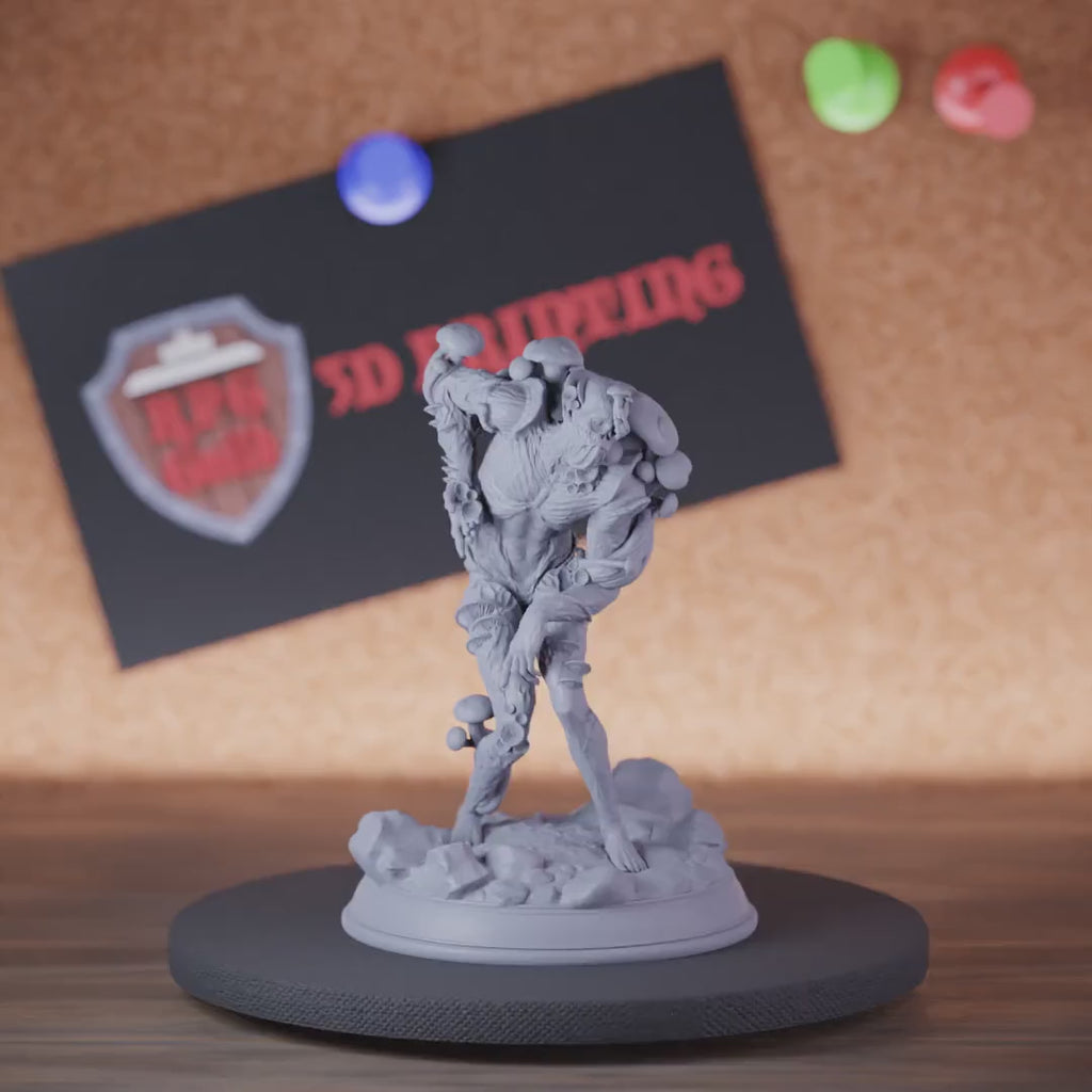 Fungus Zombie 5e | DnD Shroom Undead Miniature