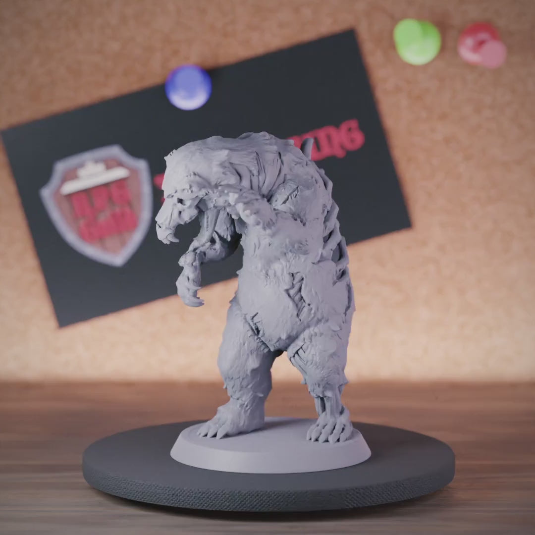 Zombie Bear 5e | DnD Undead Monster Miniature