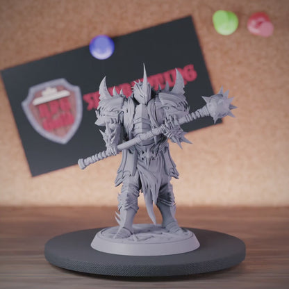 Death Knight 5e | DnD Death Knight Mace Miniature