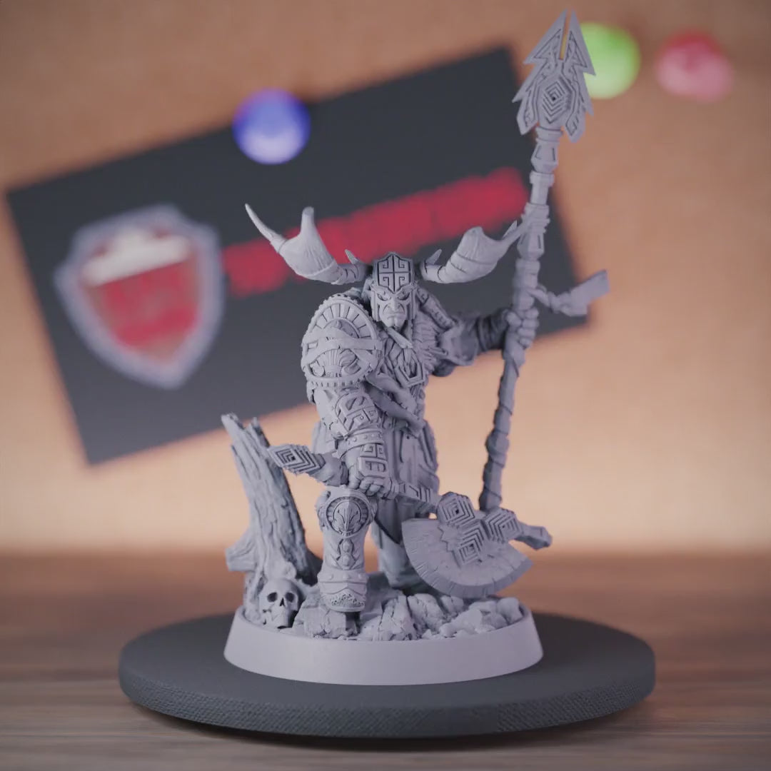 Fighter 5e | DnD Forest Rune Knight Miniature