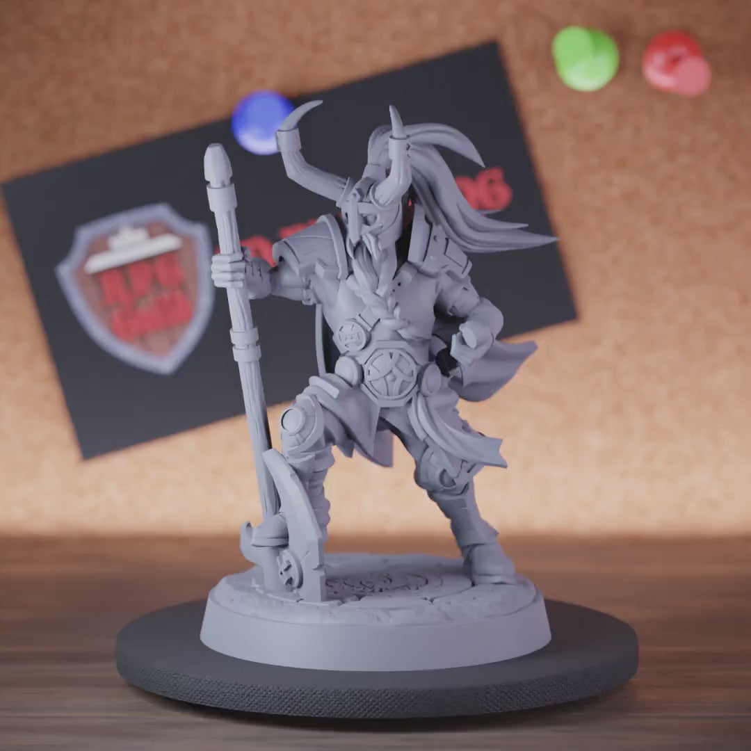 Wikinger 5e | DnD Gepanzerter Wikinger-Axtlord Miniatur