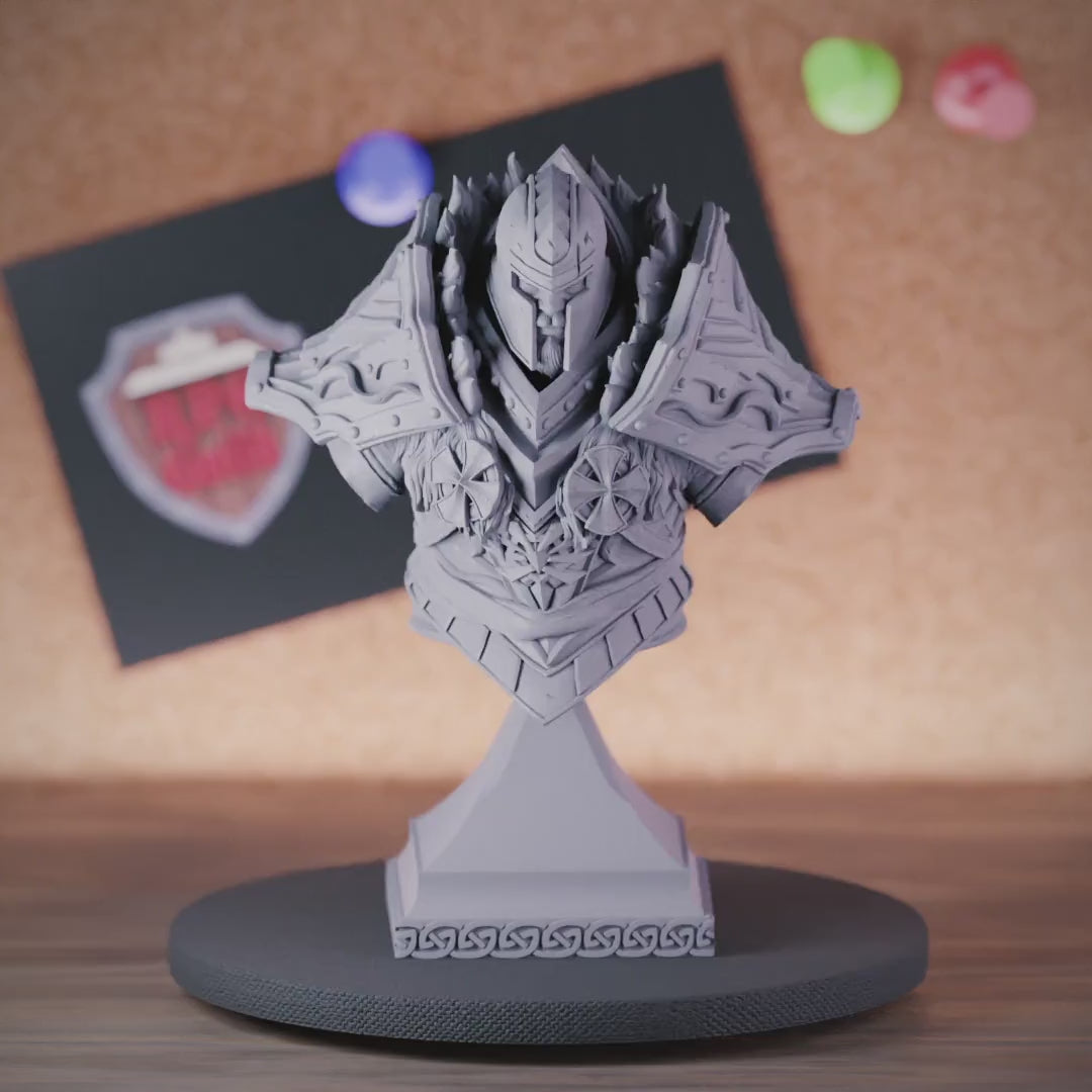 Champion Fighter Bust | DnD Fighter Miniature