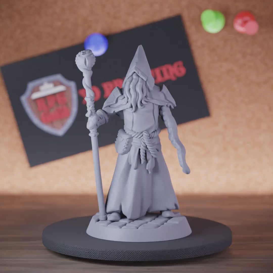 Cultist 5e | DnD Cultist Warlock Sea Miniature