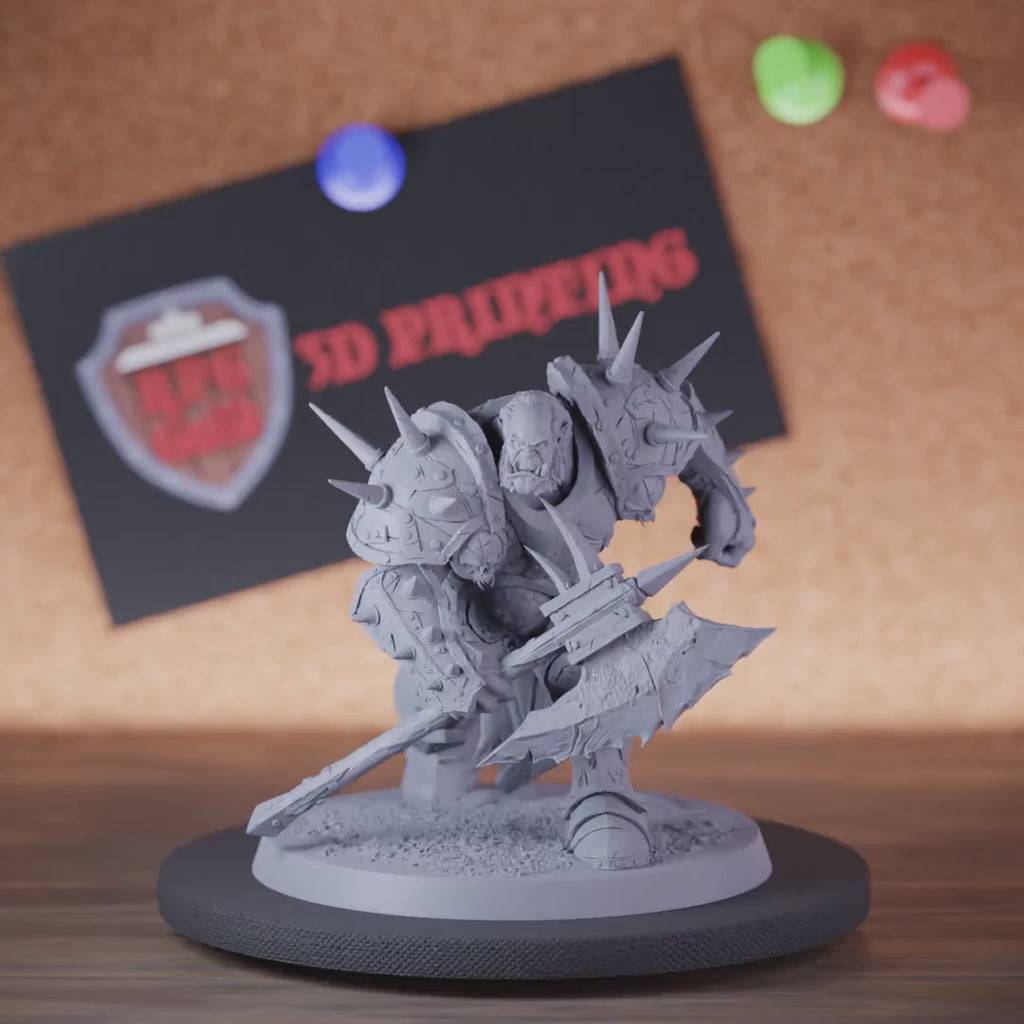 Orc 5e | DnD Brutal Greenskin Berserker II Miniature