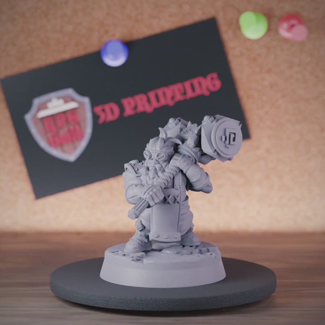 Dwarf 5e | DnD Dwarf Tunnel Fighter Miniature