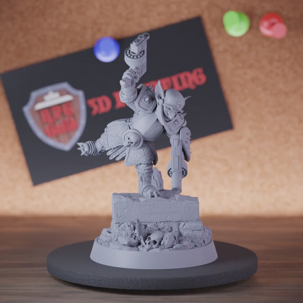 Goblin 5e | DnD Goblin Gunslinger Soldier Miniature