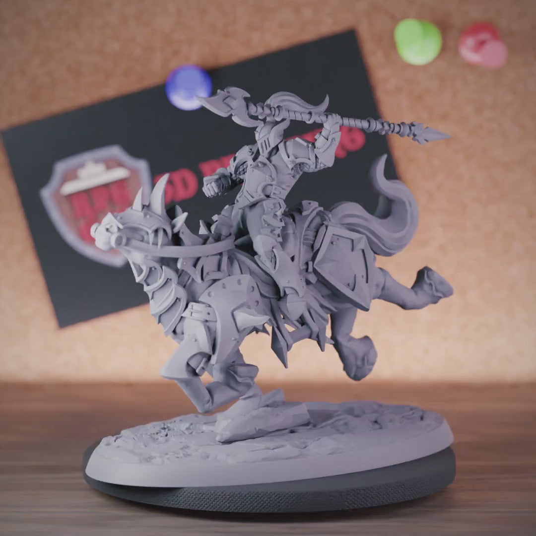 Dark Knight 5e | DnD Dark Knight Armor Rider Miniature