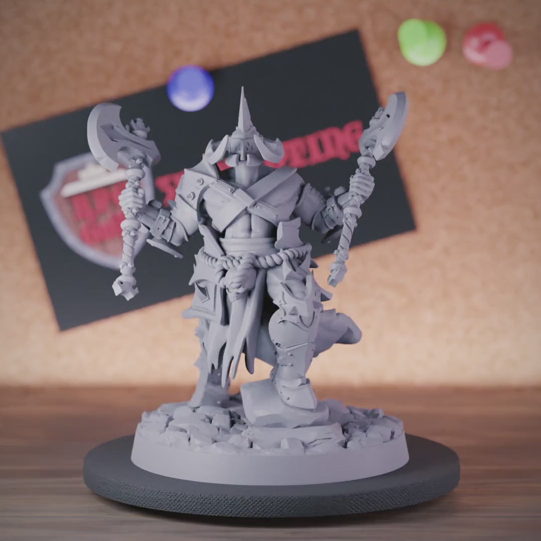 Barbarian 5e | DnD Human Gladiator Berserker Miniature