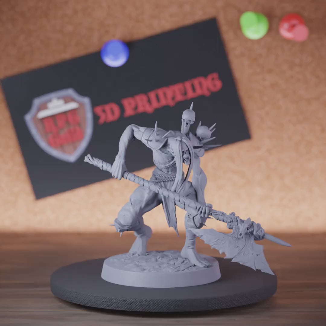 Ghoul 5e | DnD Undead Horror Axe Ghoul Miniature