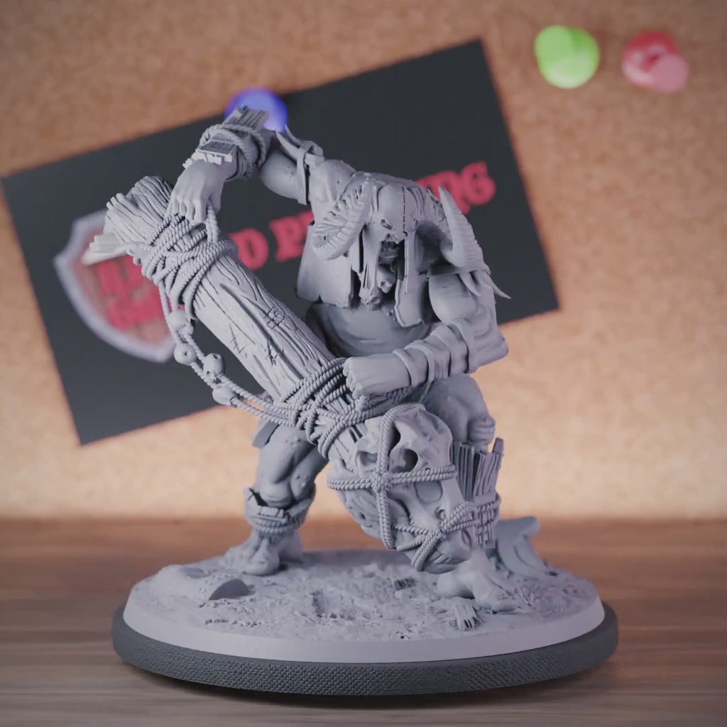 Hügelriese 5e | DnD Hügelriesen-Zermalmer-Miniatur 