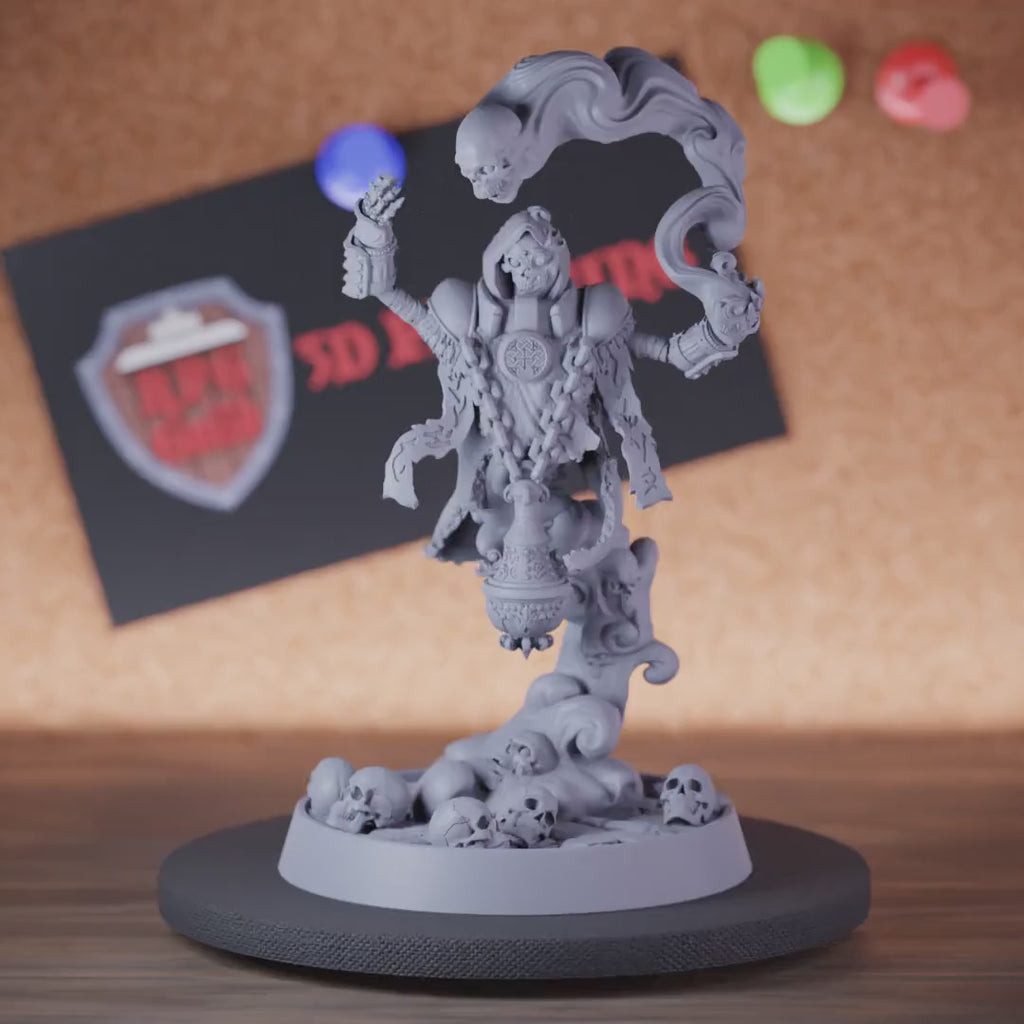 Lich 5e | DnD Lich Dunkelzauberer Geist Miniatur